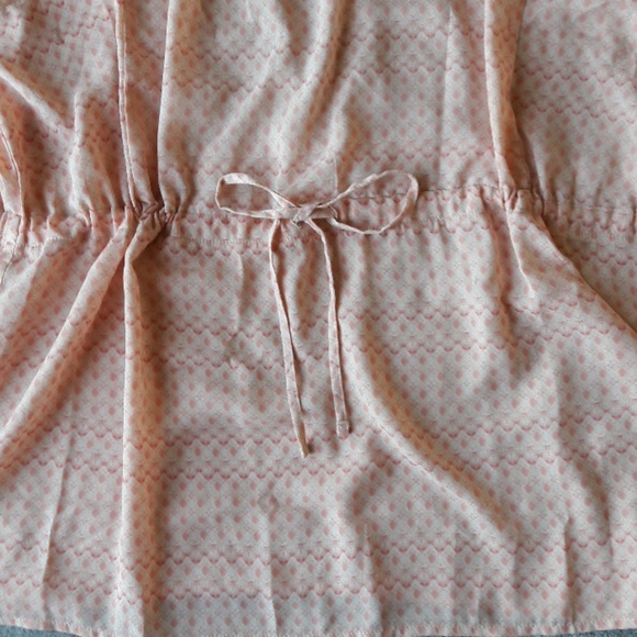 Anthro One September Pink Euphemia Peasant Blouse - Picture 5 of 7